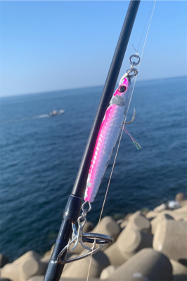 朝まづめのショアジギング