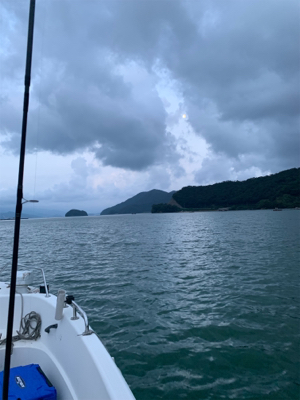 爆風のマイボートエギング