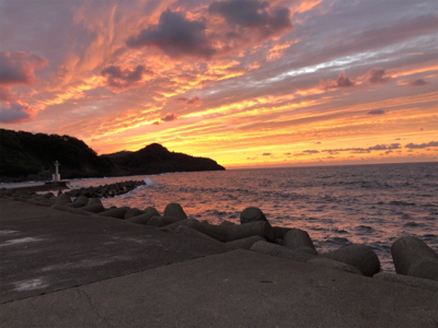 エギングからのショアジギ