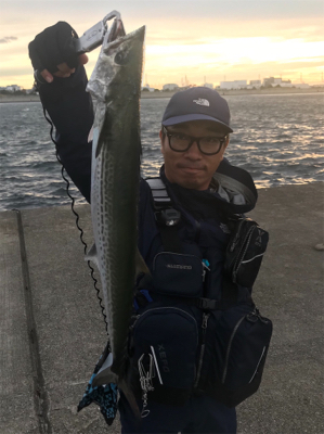 強風のなか強行（笑）