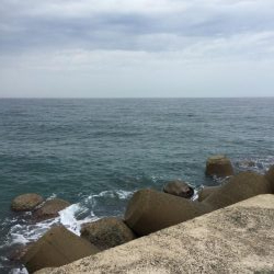 台風開け。秋イカエギング