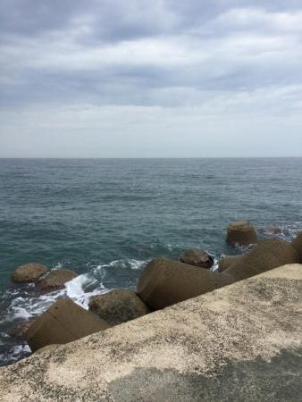 台風開け。秋イカエギング