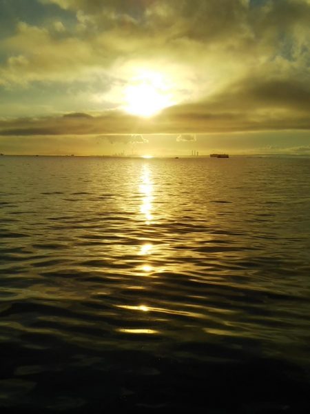 朝マヅメは超!満員