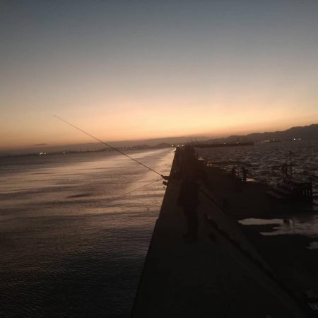 武庫川一文字でガシラ釣り