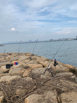 夕方のぶっ込み釣り