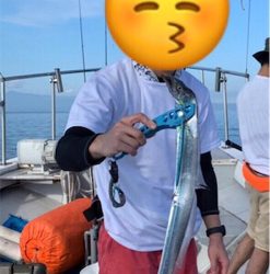 初タチウオジギング