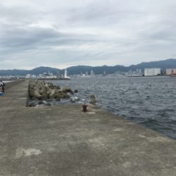 強風のなか強行（笑）