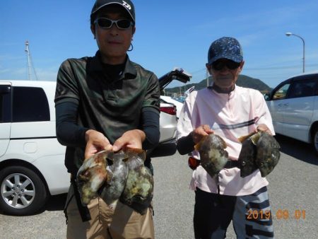 館山つりセンターくろしお丸 釣果