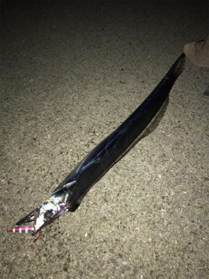 泣きの一投で…