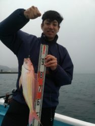 初挑戦のお客様 イトヨリ爆釣！