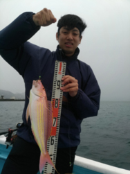 初挑戦のお客様 イトヨリ爆釣！