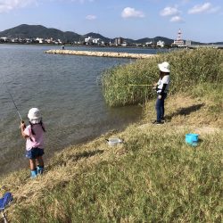 ハゼ釣り吉井川バイパス沿いあたり