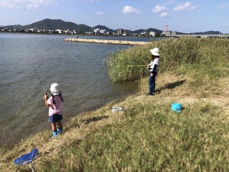 ハゼ釣り吉井川バイパス沿いあたり