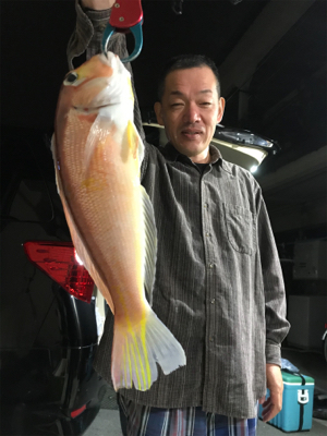 マイボートでアマダイ狙い！