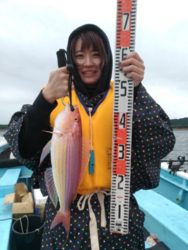 初挑戦のお客様 イトヨリ爆釣！