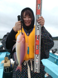 初挑戦のお客様 イトヨリ爆釣！