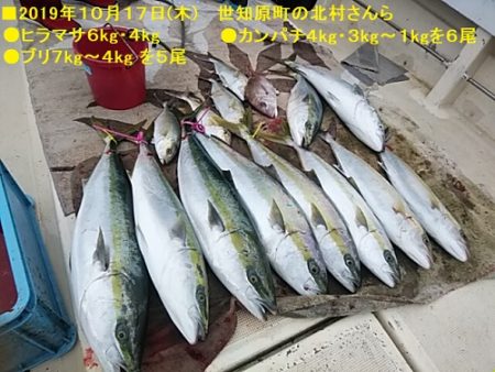大物釣果速報！●光義丸：平戸市早福港