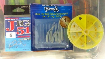 仕事終わりにアジング行って来ました。