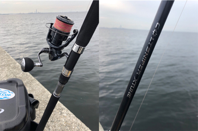 台風前に荒ぐい狙って