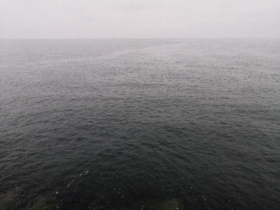 雨の中ショアジギ