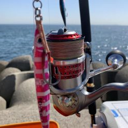 快晴釣り日和！なんとかハマチGET！