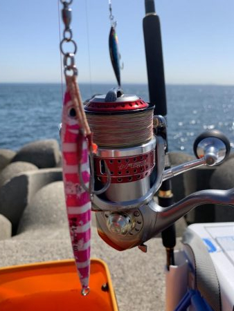 快晴釣り日和！なんとかハマチGET！