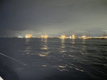 シーサイドコスモで夕練