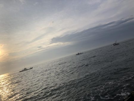 強風にも負けず