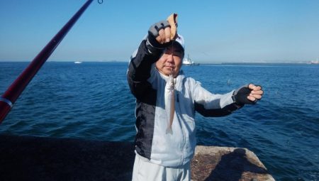台風接近前の播磨新島釣行