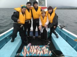 初挑戦のお客様 イトヨリ爆釣！