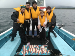 初挑戦のお客様 イトヨリ爆釣！