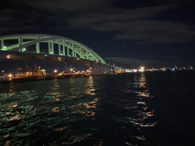 舞洲でタチウオ!