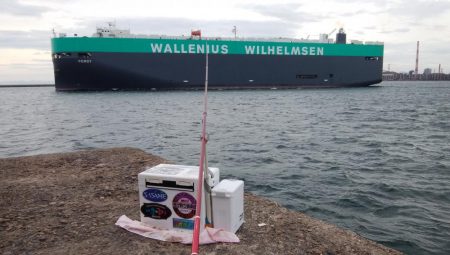 台風接近直前の播磨新島釣行