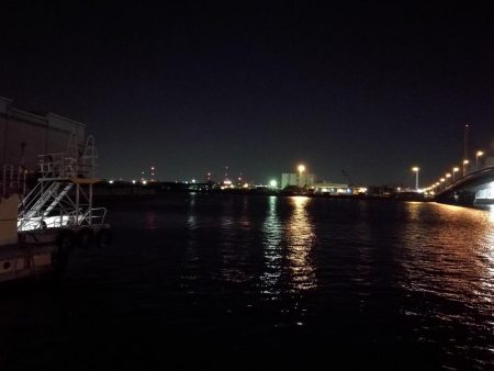 南港釣行 (10/28 南港タチウオ釣り 2本 釣果有り)