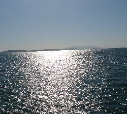 スカイブルーの下でブルーランナー