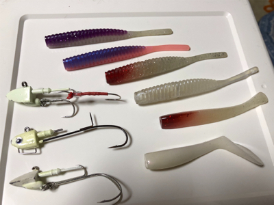 今日はワームに厳しい日でした