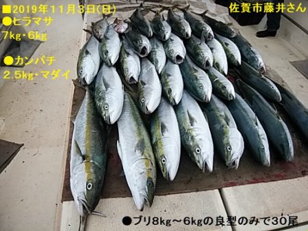 大物釣果速報！●光義丸：平戸市早福港