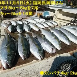 大物釣果速報！●光義丸：平戸市早福港