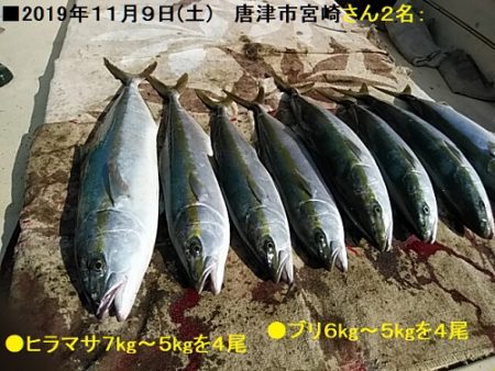 大物釣果速報！●光義丸：平戸市早福港