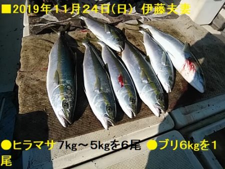 大物釣果速報！●光義丸：平戸市早福港