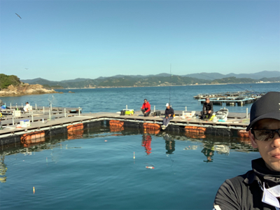 釣堀紀州さんにて