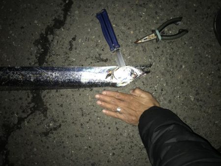 11月13日神戸護岸太刀魚