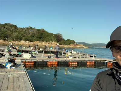 釣堀紀州さんにて