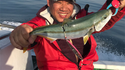 知り合いの船でブリ、メジロ、ハマチ狙い