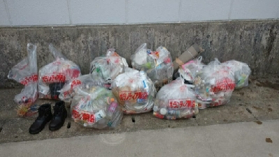 釣場清掃前後にエギングへ