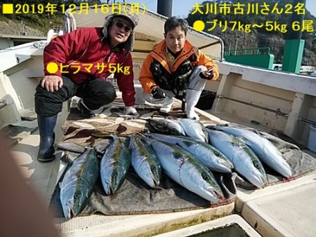 大物釣果速報！●光義丸：平戸市早福港