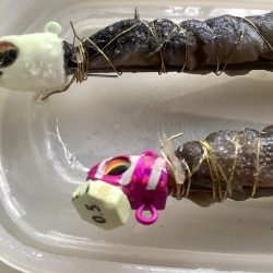 今朝も寒い中タチウオ狙い