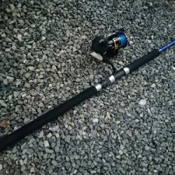 満月の夜ヒラスズキに苦戦。