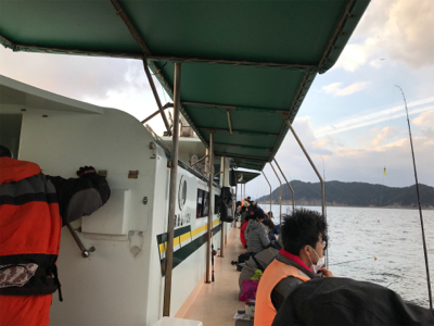 出たカワハギ35.5センチ