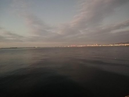 タチウオなんとか1本ゲット，しかし渋い！　